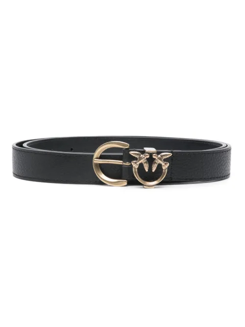 Ceinture en cuir à boucle Love Birds - PINKO - Modalova