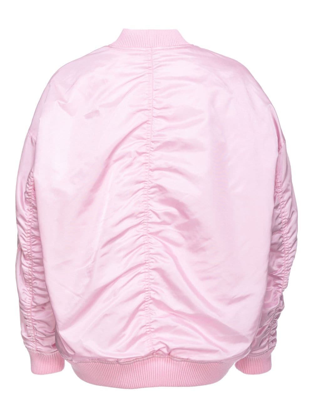 Shop Pinko Long-sleeve Bomber Jacket In Pink