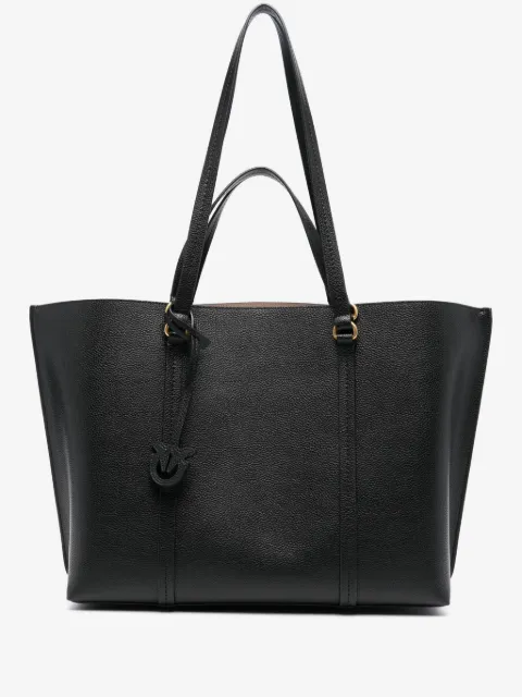 PINKO Love-Birds-motif leather bag