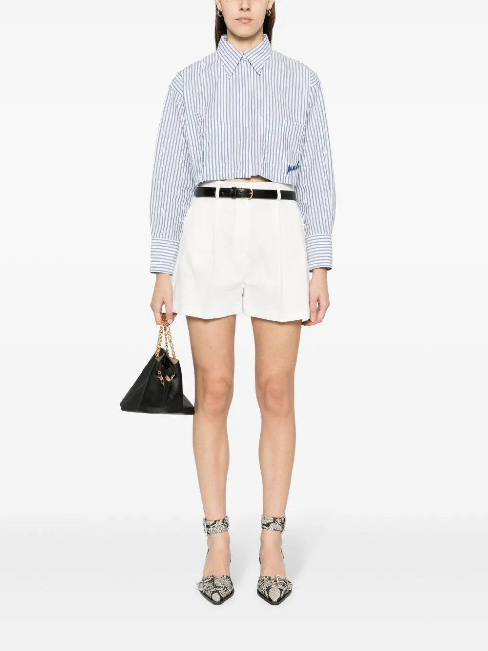 PINKO Gestreepte blouse Blauw