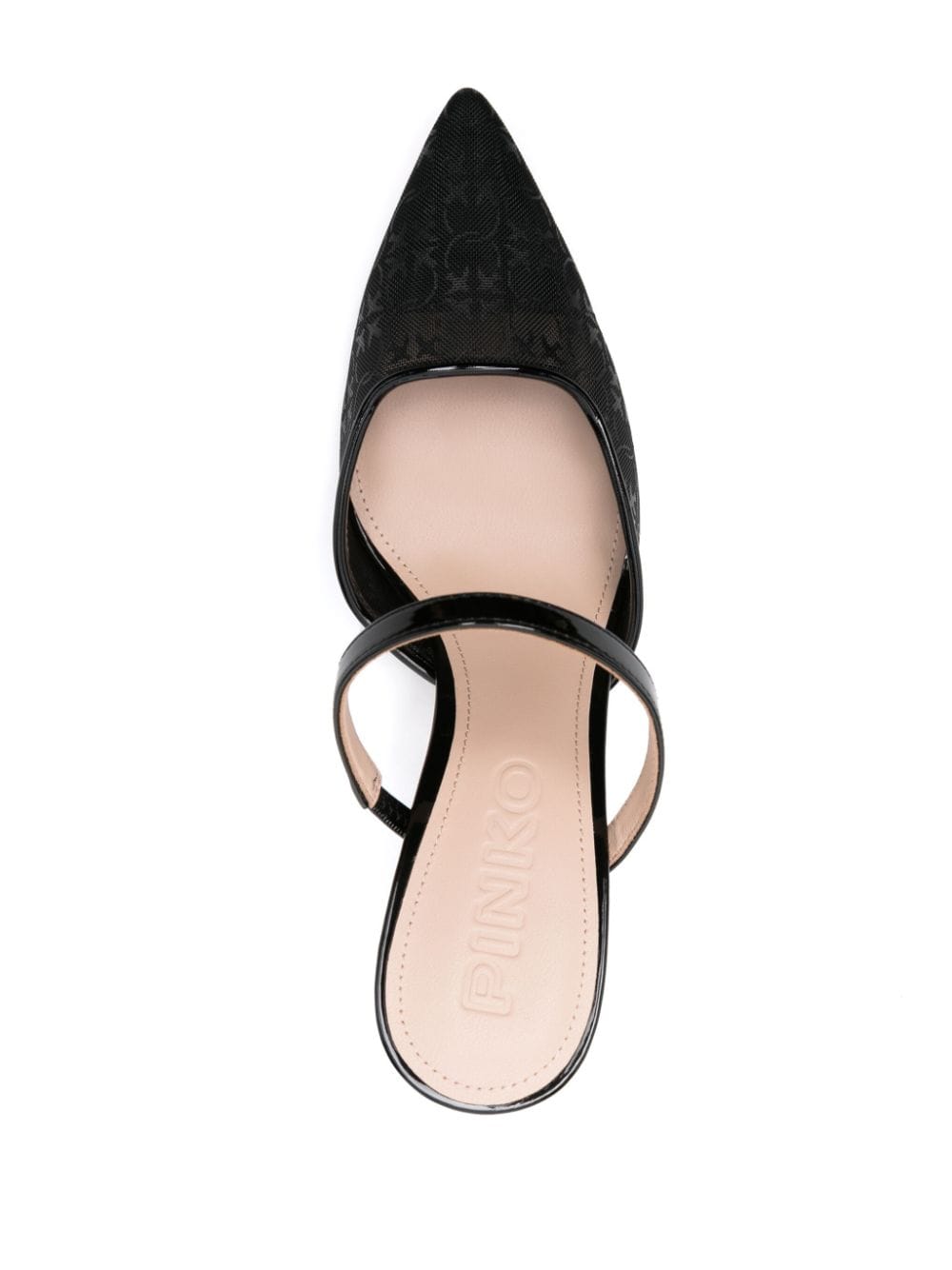 Shop Pinko Lucy 90mm Mules In Black