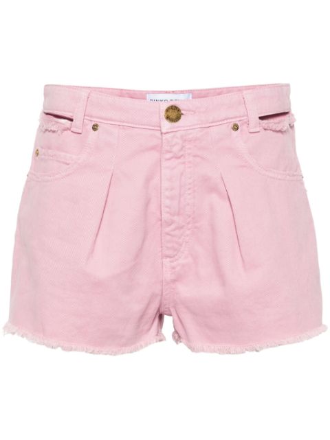 PINKO Jeans-Shorts im Distressed-Look