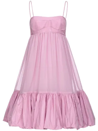 PINKO empire-line Flared Dress | Pink | FARFETCH