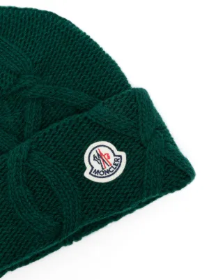 Moncler hat green discount