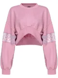 PINKO sequin-embellished cropped sweatshirt