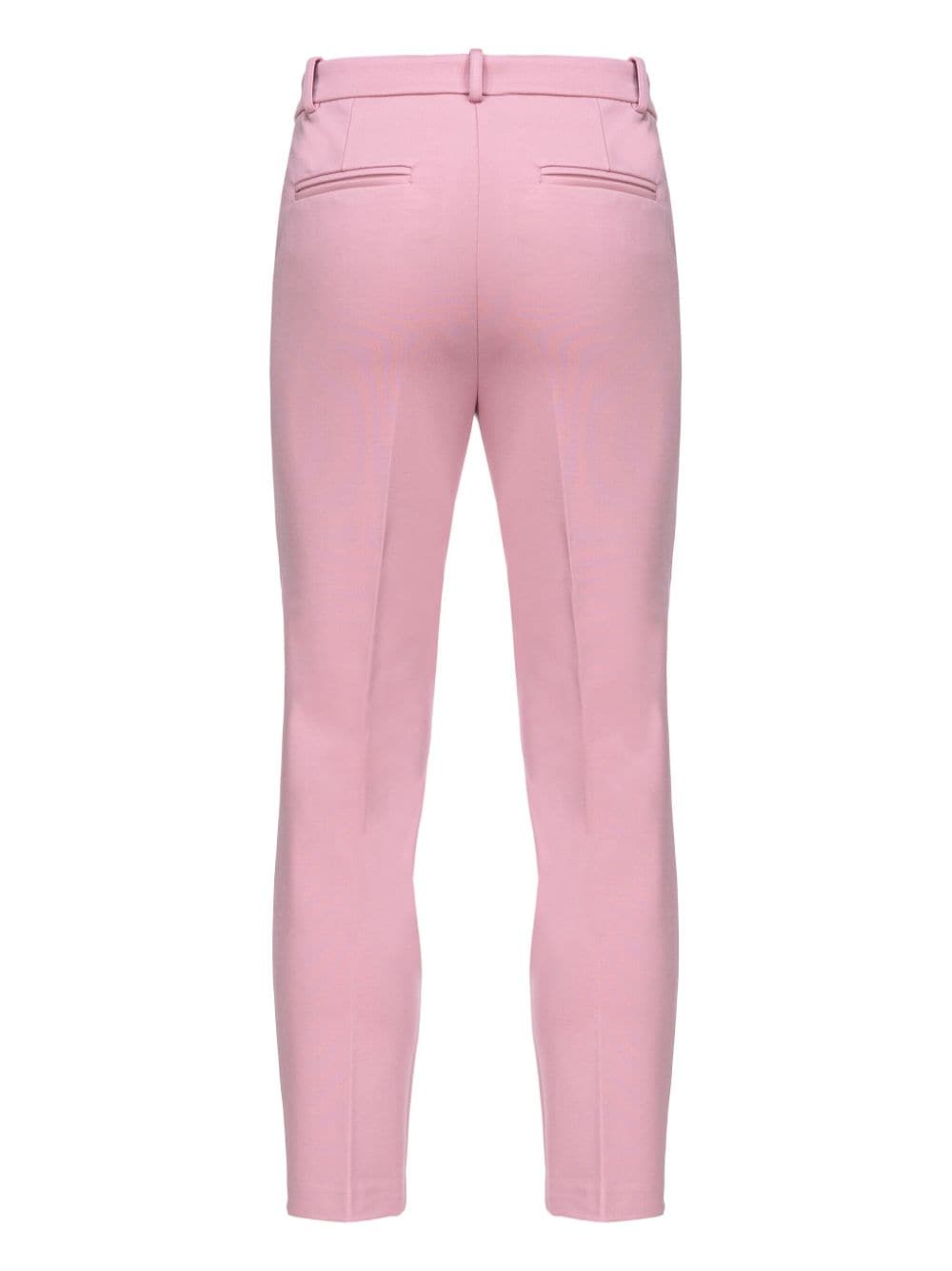 Shop Pinko Presses-crease Tapered-leg Trousers In Pink