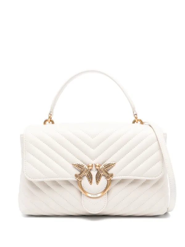 Pinko white love bag sale