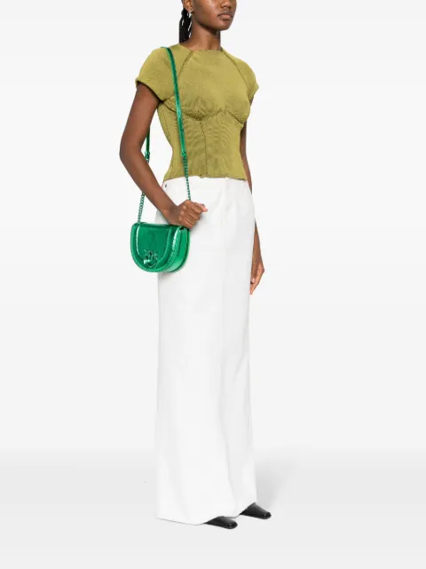 PINKO mini Click Round Love crossbody bag 101969A1JGT36B - 1