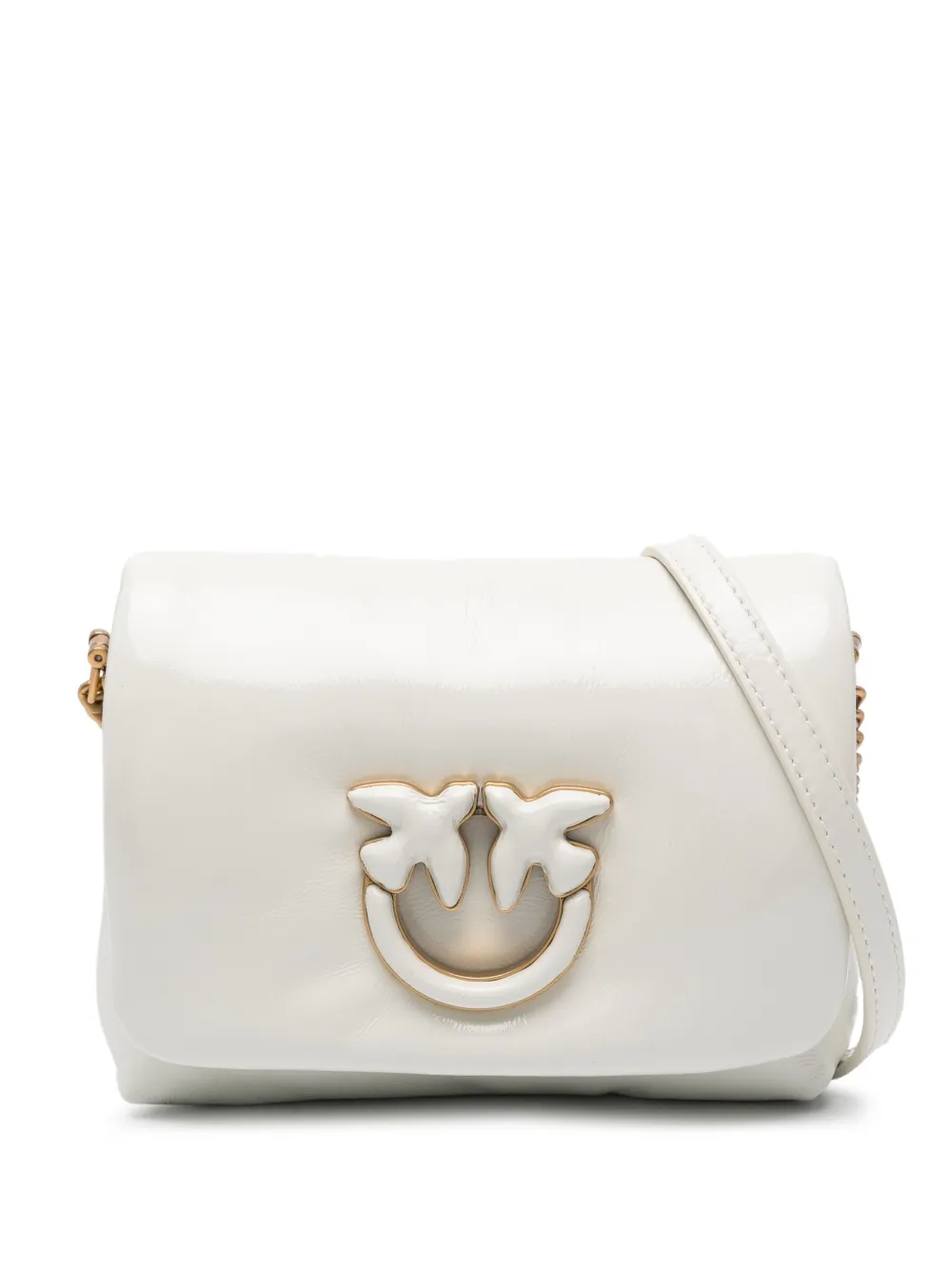 PINKO Baby Love Click Puff cross body bag - Toni neutri