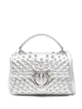 PINKO mini Love Lady Puff tote bag - Silver