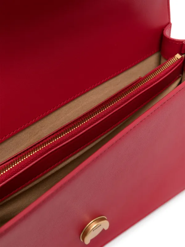 PINKO Classic Love One Crossbody Bag | Red | FARFETCH JO