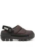 Premiata slingback padded mules - Brown
