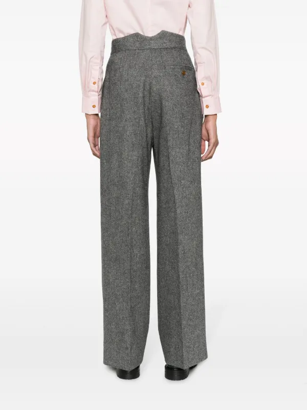 【関税込み】VIVIENNE WESTWOOD 'Lauren' pants Vivienne Westwood Lauren straight-leg Trousers | Black