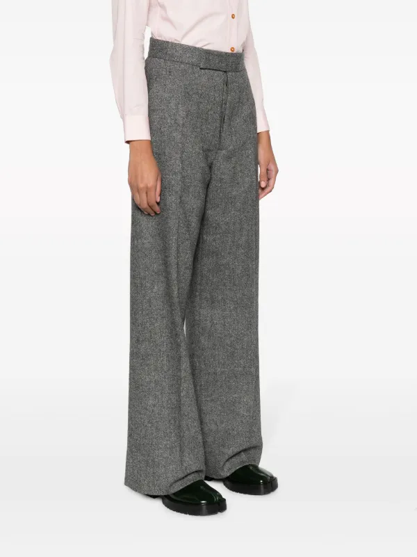 パンツ Vivienne Westwood Dark Grey Polyester Pant Vivienne Westwood Anglomania Trousers, Size 44 IT