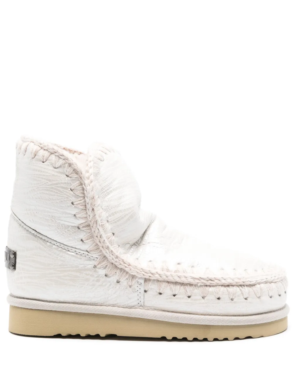 Mou Eskimo 18 leather boots White