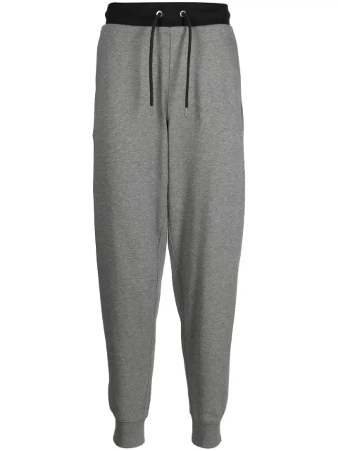 BOSS stripe-detailing cotton track pants
