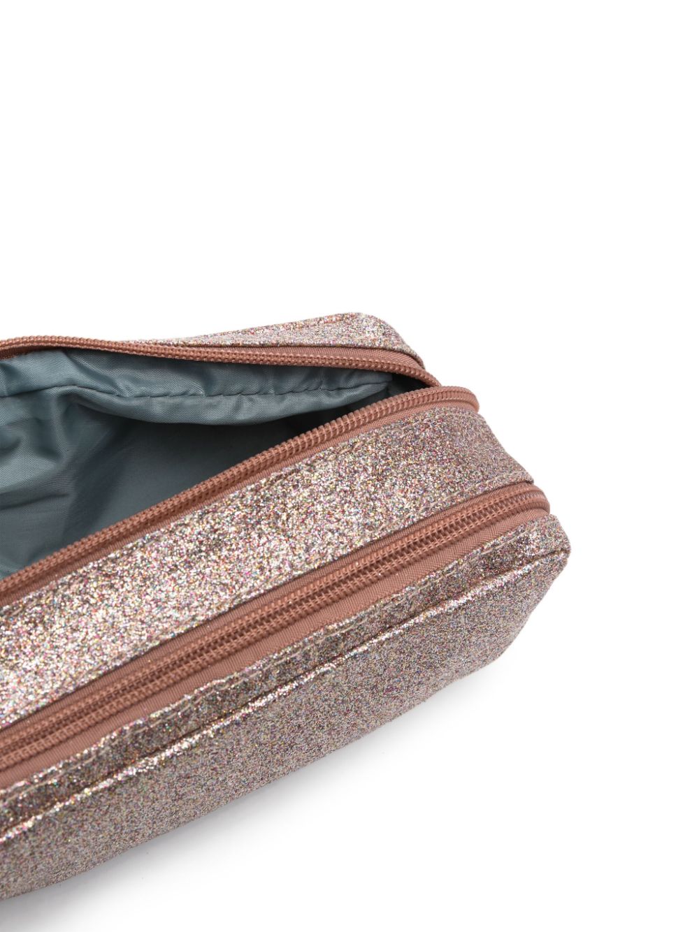 Shop Caramel Logo-tag Glitter-detail Bag In Pink