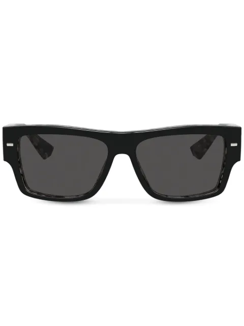 Dolce & Gabbana Eyewear Lusso Sartoriale rectangle-frame sunglasses