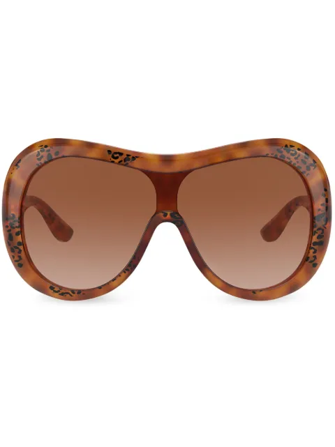 Dolce & Gabbana Eyewear DNA oversize-frame sunglasses