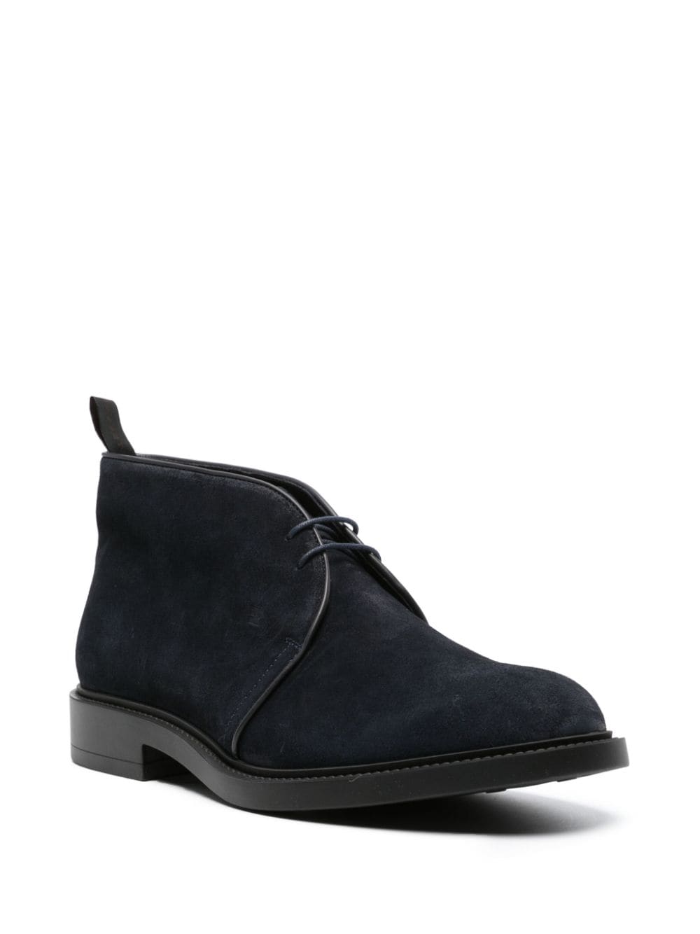 Fratelli Rossetti lace-up suede ankle boots Blue