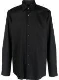 BOSS classic-collar poplin shirt - Black