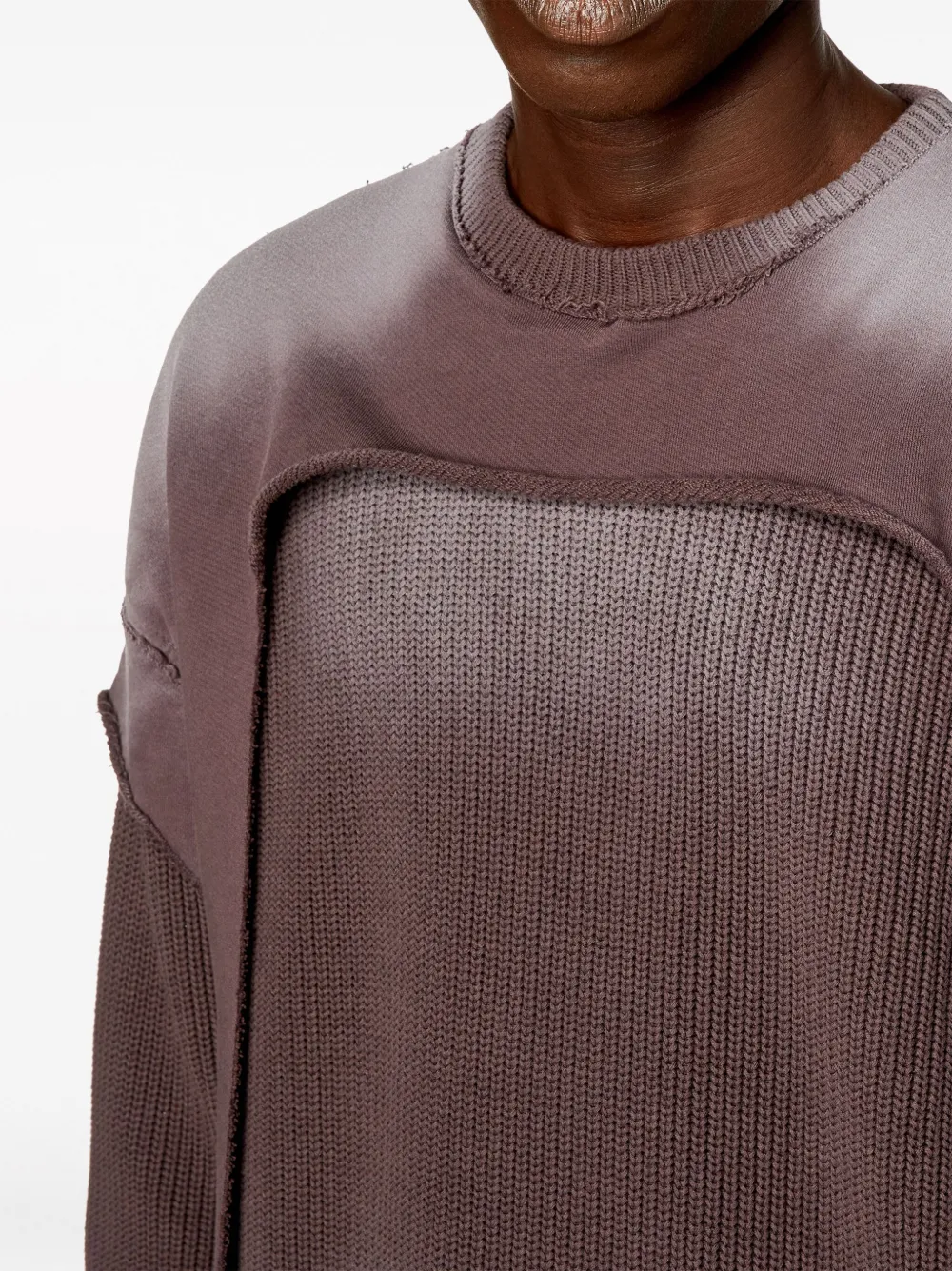 Diesel K-Osbert katoenen sweater Grijs