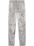 Diesel P-Mirow-N1 satin cargo trousers - Silver