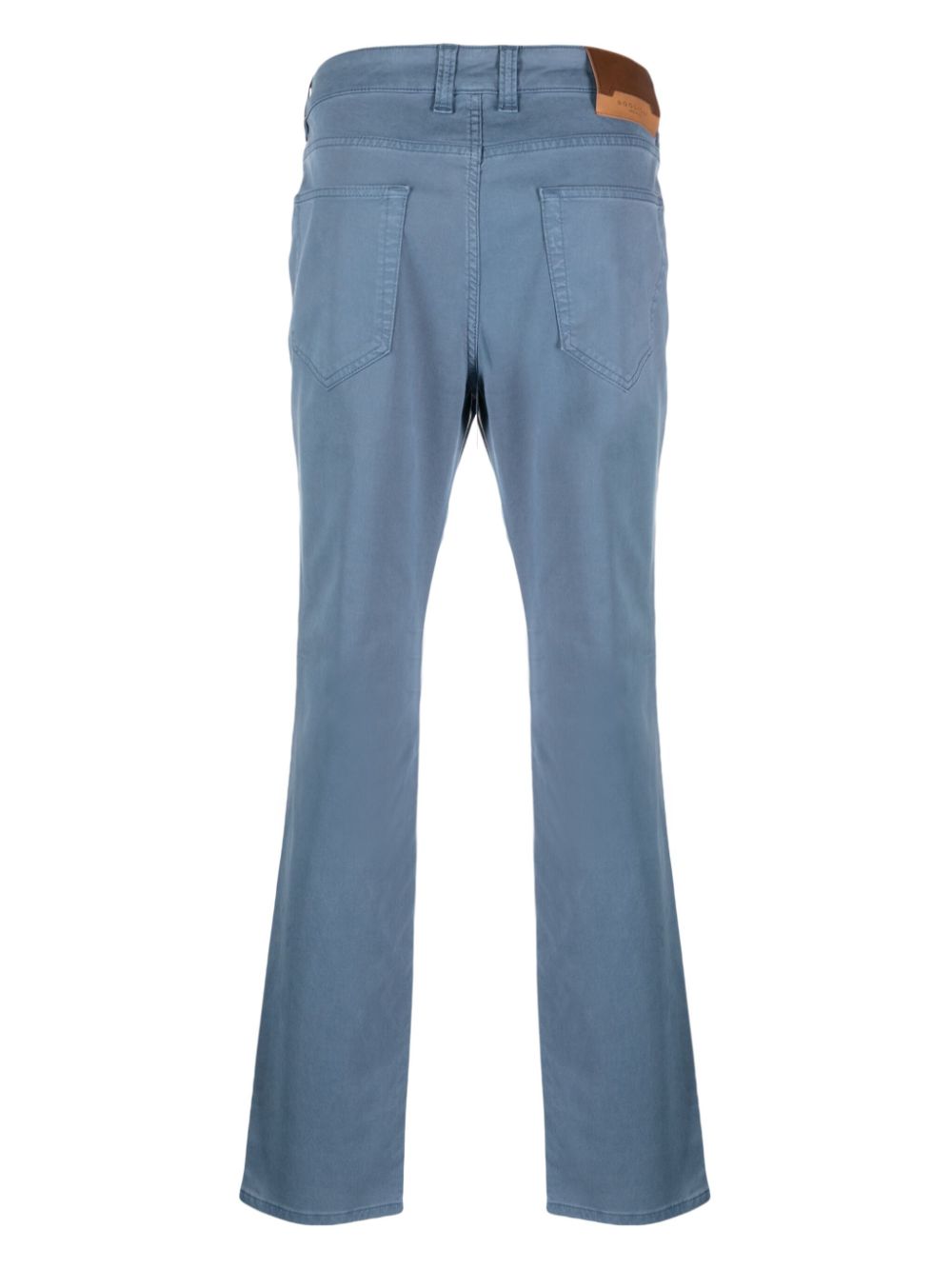 Boglioli Straight mis waist broek - Blauw