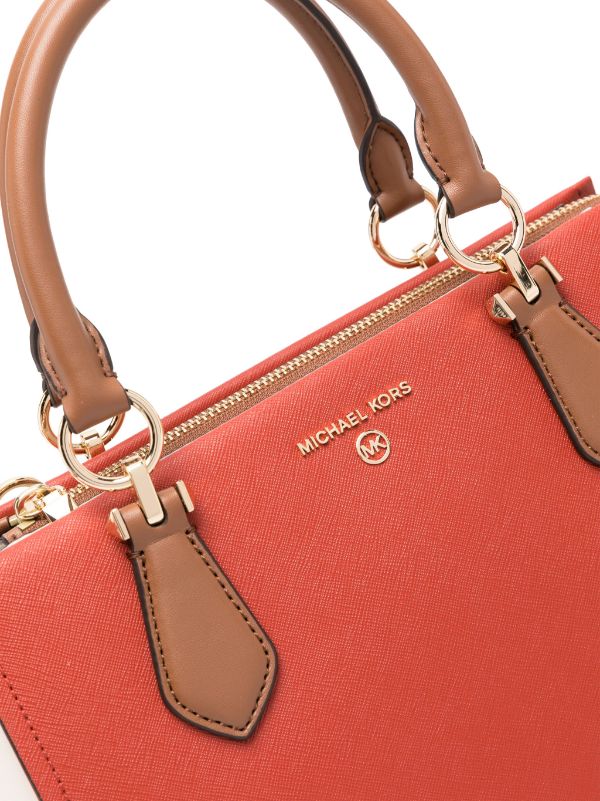 Michael kors hot sale cognac handbag