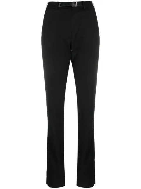 16Arlington slim-cut belted trousers