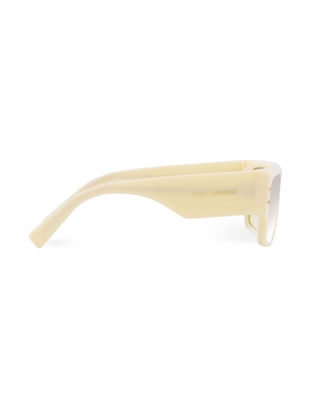 Dolce & Gabbana Eyewear DNA zonnebril met oversized montuur Beige