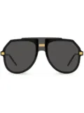 Dolce & Gabbana Eyewear Lusso Sartoriale pilot-frame sunglasses - Black