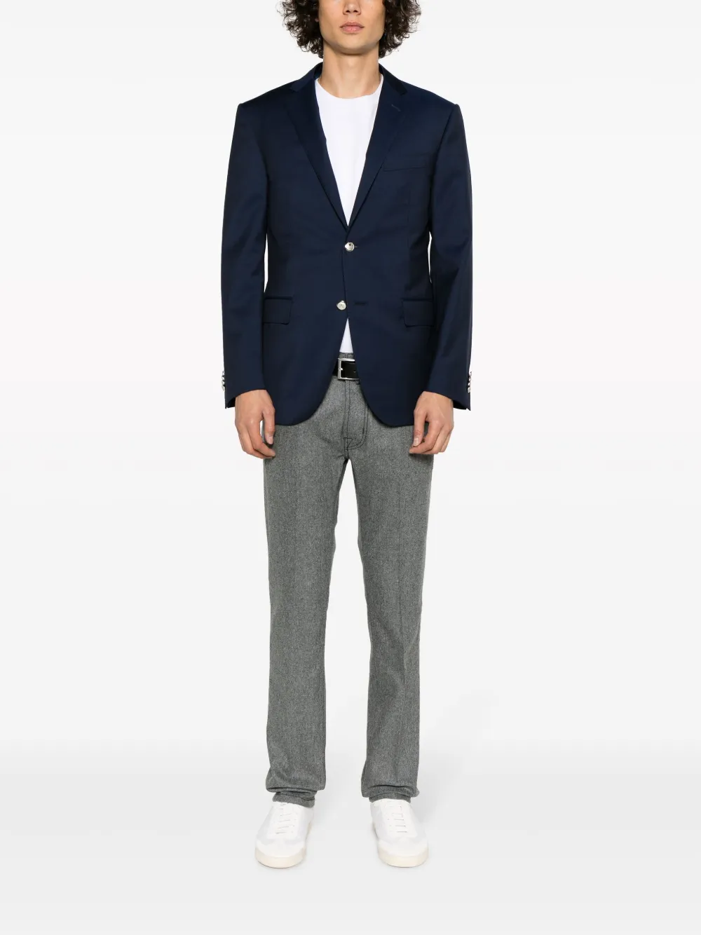 Jacob Cohën Slim-fit broek - Grijs
