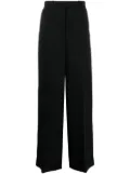 Viktor & Rolf pressed-crease concealed-fastening tailored trousers - Black