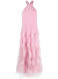 Viktor & Rolf floral-motif tulle maxi dress - Pink