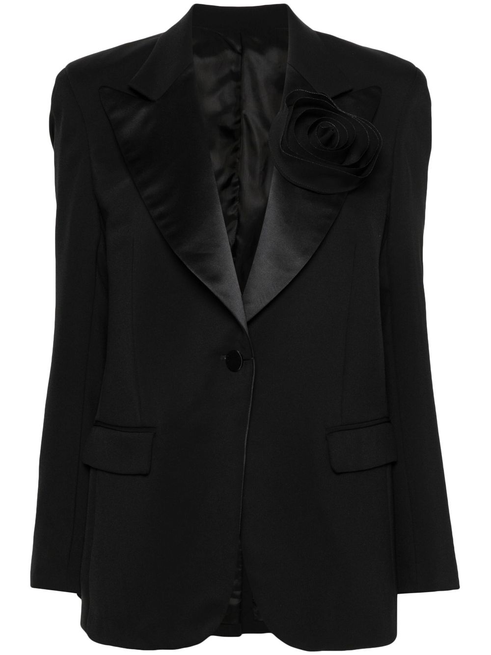 Viktor & Rolf crepe single-breasted blazer - Black