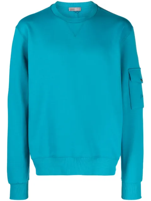 Herno crew-neck cotton sweatshirt