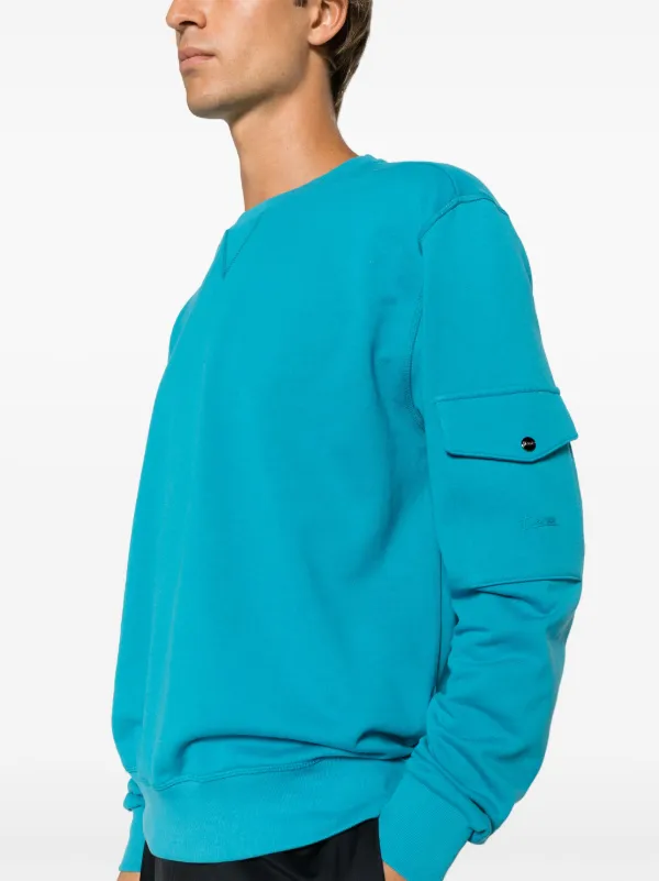 Herno クルーネック スウェットシャツ | ブルー | FARFETCH JP