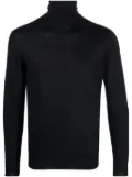 ERALDO roll-neck cashmere-blend jumper - Blue