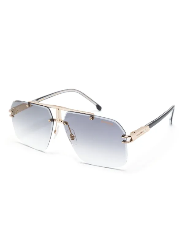 NEW AUTHENTIC Carrera 1052/S RHL/08 Grey Gold Aviator Pilot Sunglasses Carrera Sunglasses CARRERA-1052-S RHL/08 main image 4