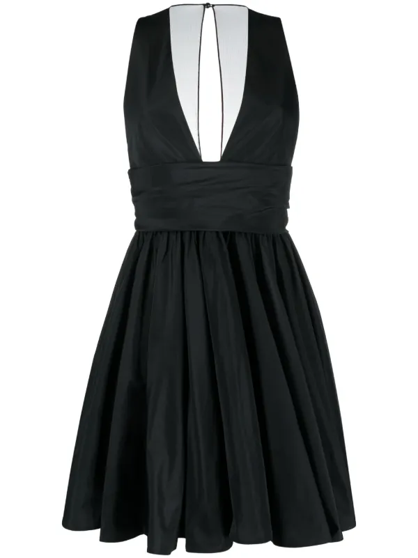 green emerald velvet dress Ruffled skirt