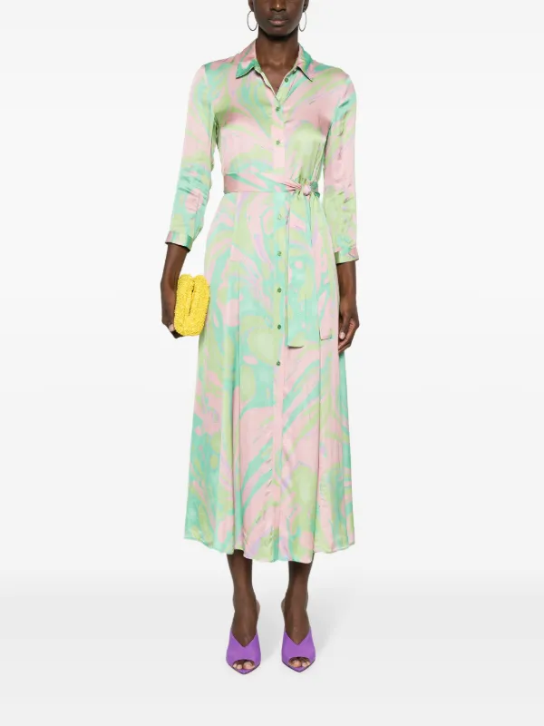 ワンピース PINKO Woman Dress Green 104848A2GY X26 Open-shoulder long dress with bead embroidery PINKO → Shop