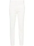 PINKO pressed-crease tapered trousers - White