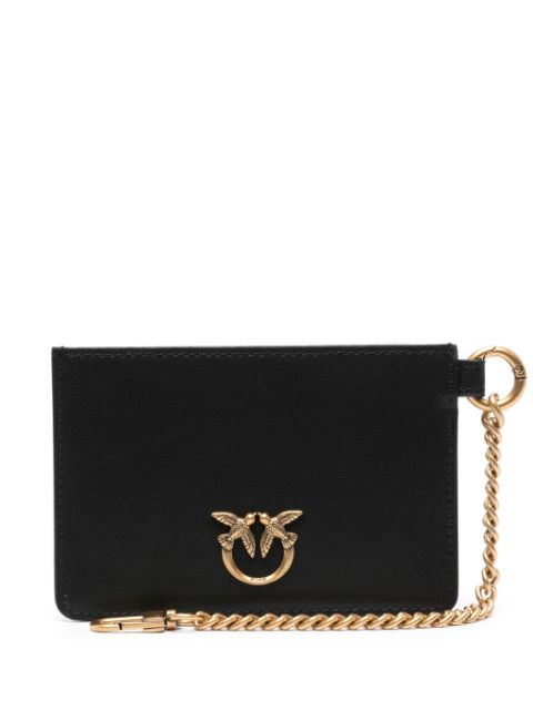 PINKO logo-plaque leather wallet