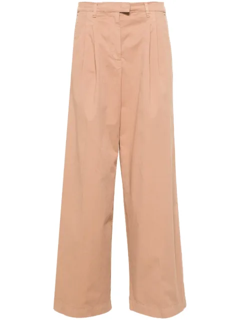 PINKO wide-leg cotton trousers