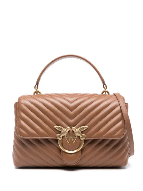 PINKO Love One quilted shoulder bag