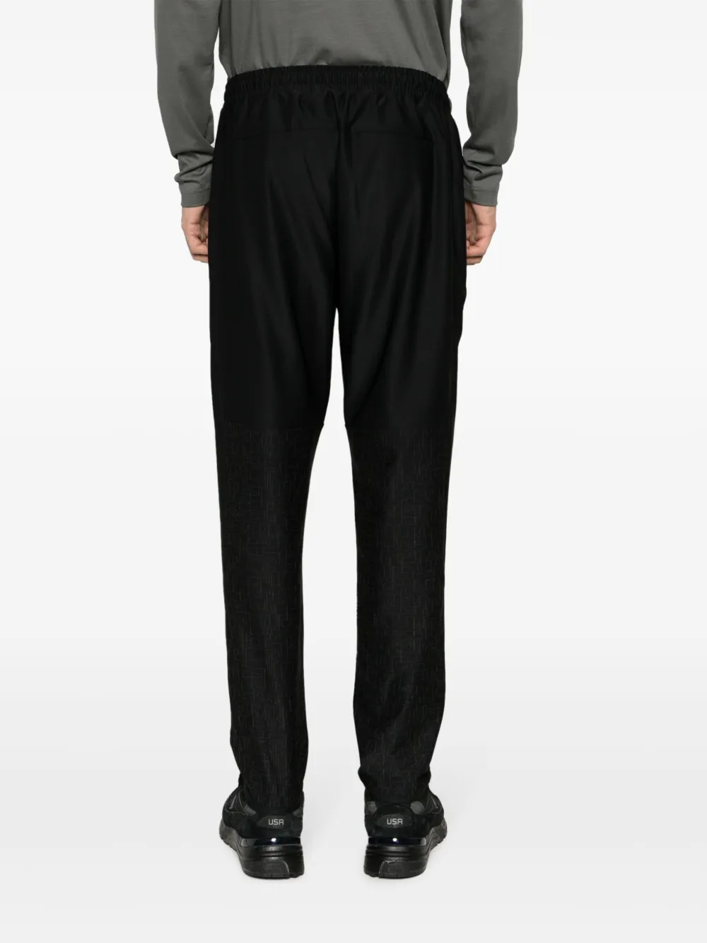 BOSS Trainingsbroek met logo-detail Zwart