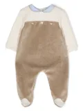 La Stupenderia ribbed-knit chenille onesie - Brown