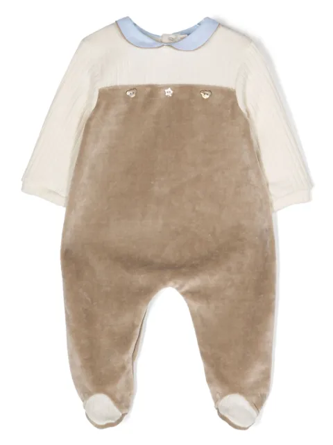 La Stupenderia ribbed-knit chenille onesie