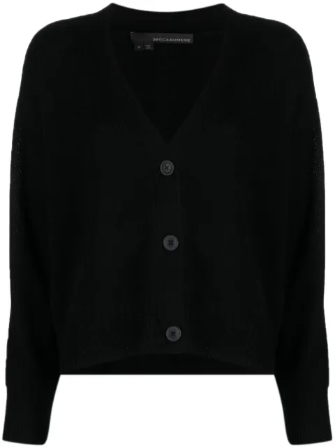 360Cashmere brushed-effect cashmere cardigan